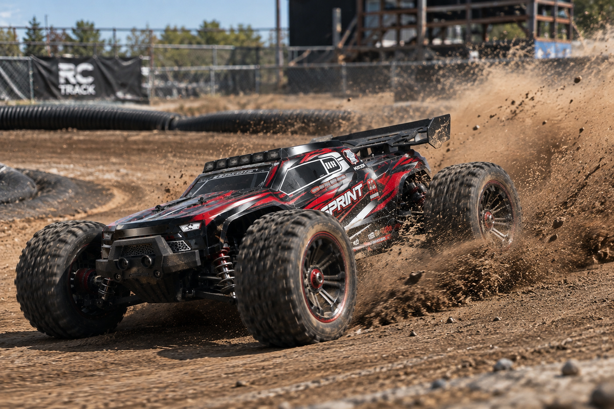 Truggy télécommandé Sprint 4×4 1/16 — 50 ou 85 km/h