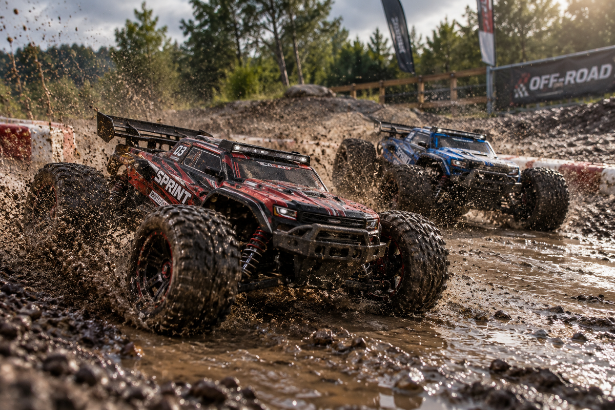 Truggy télécommandé Sprint 4×4 1/16 — 50 ou 85 km/h
