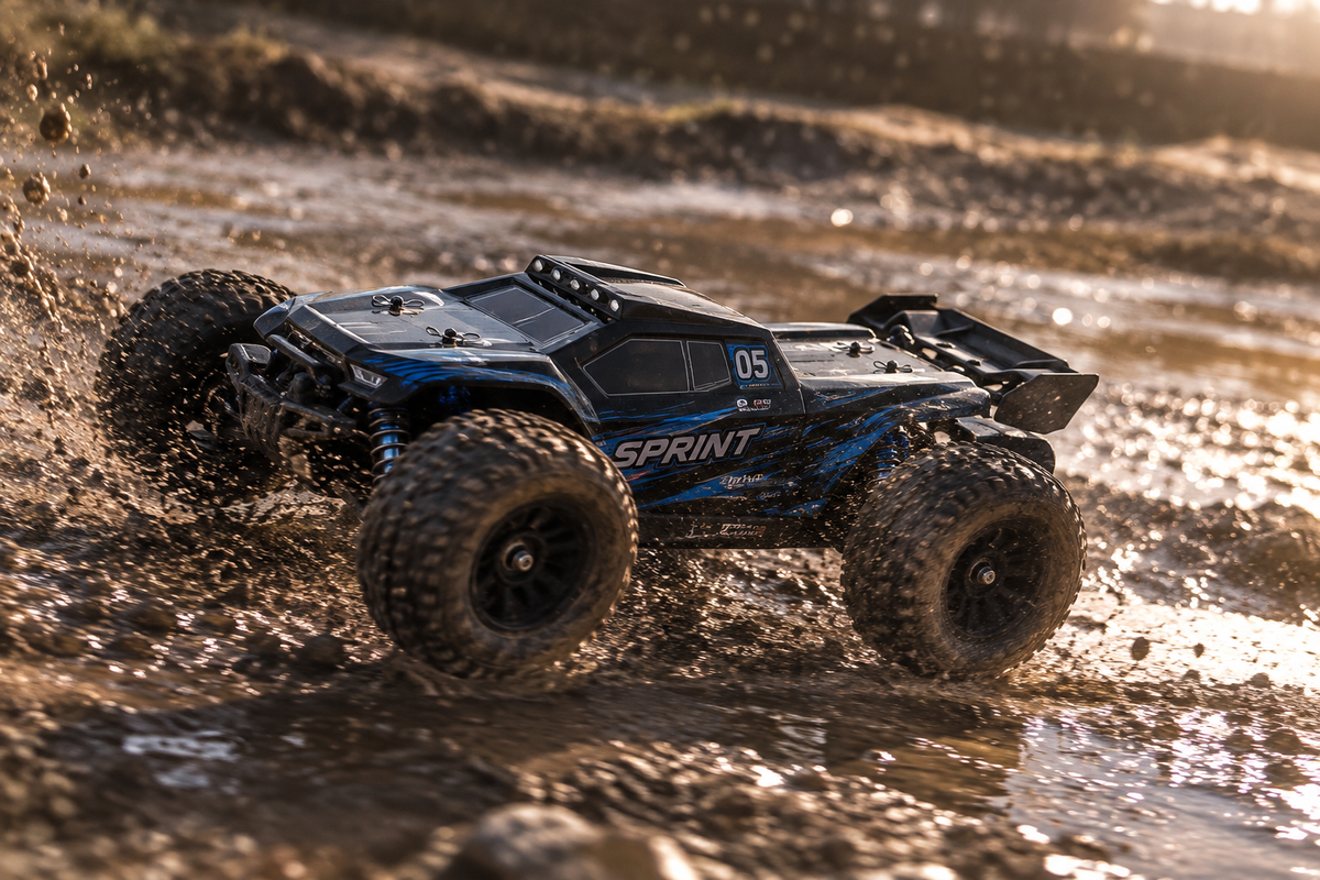 Truggy télécommandé Sprint 4×4 1/16 — 50 ou 85 km/h
