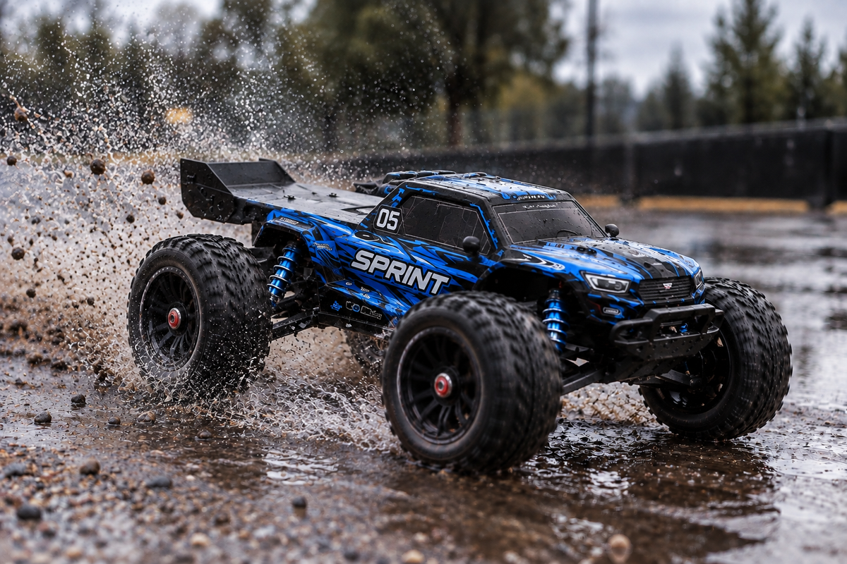 Truggy télécommandé Sprint 4×4 1/16 — 50 ou 85 km/h