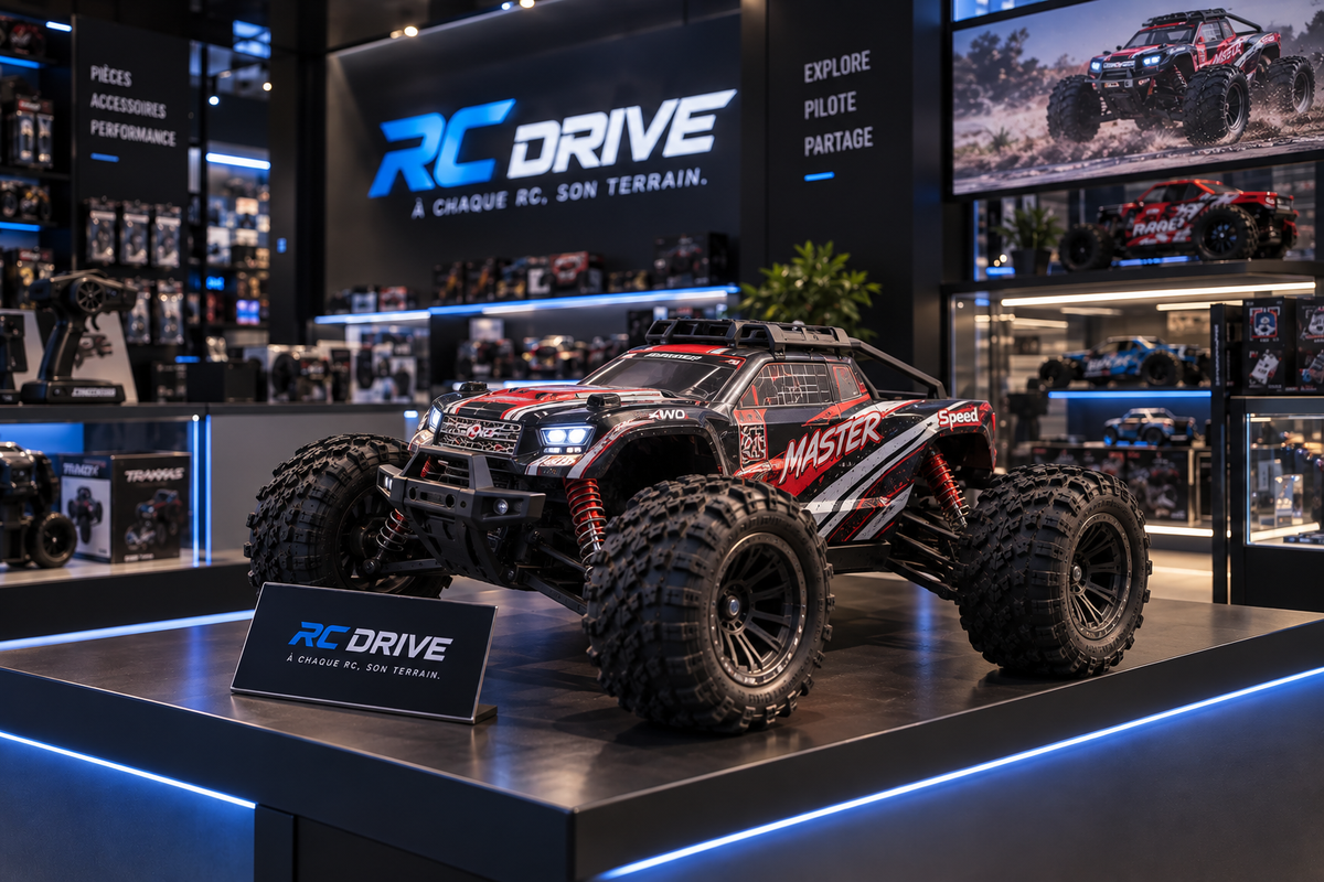 Torrent exposé sur le comptoir RC Drive
